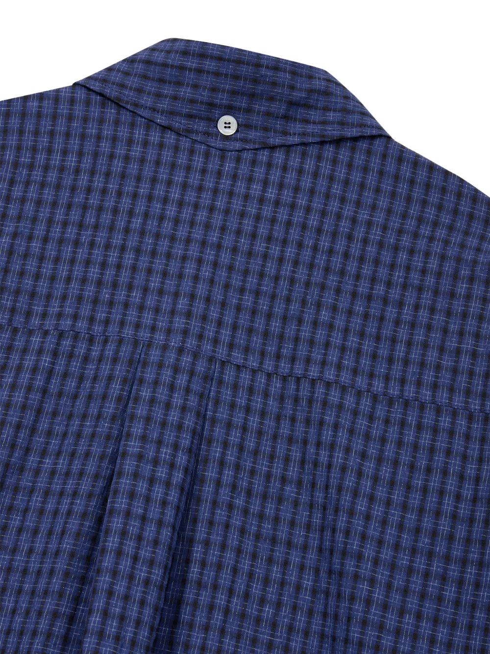 TOMBOY Oversized geruite blouse Blauw