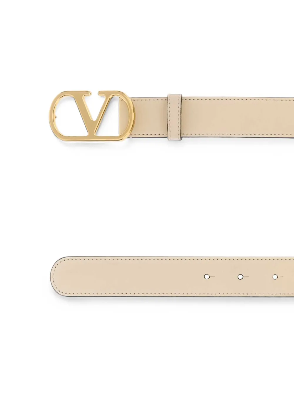 Valentino Garavani VLogo Signature riem Beige