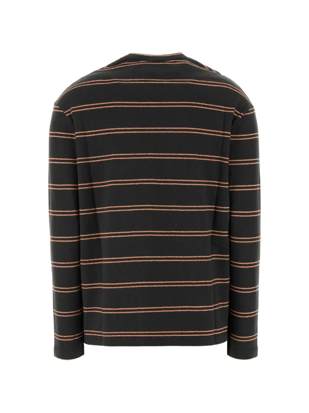 Jil Sander Gestreept T-shirt Zwart