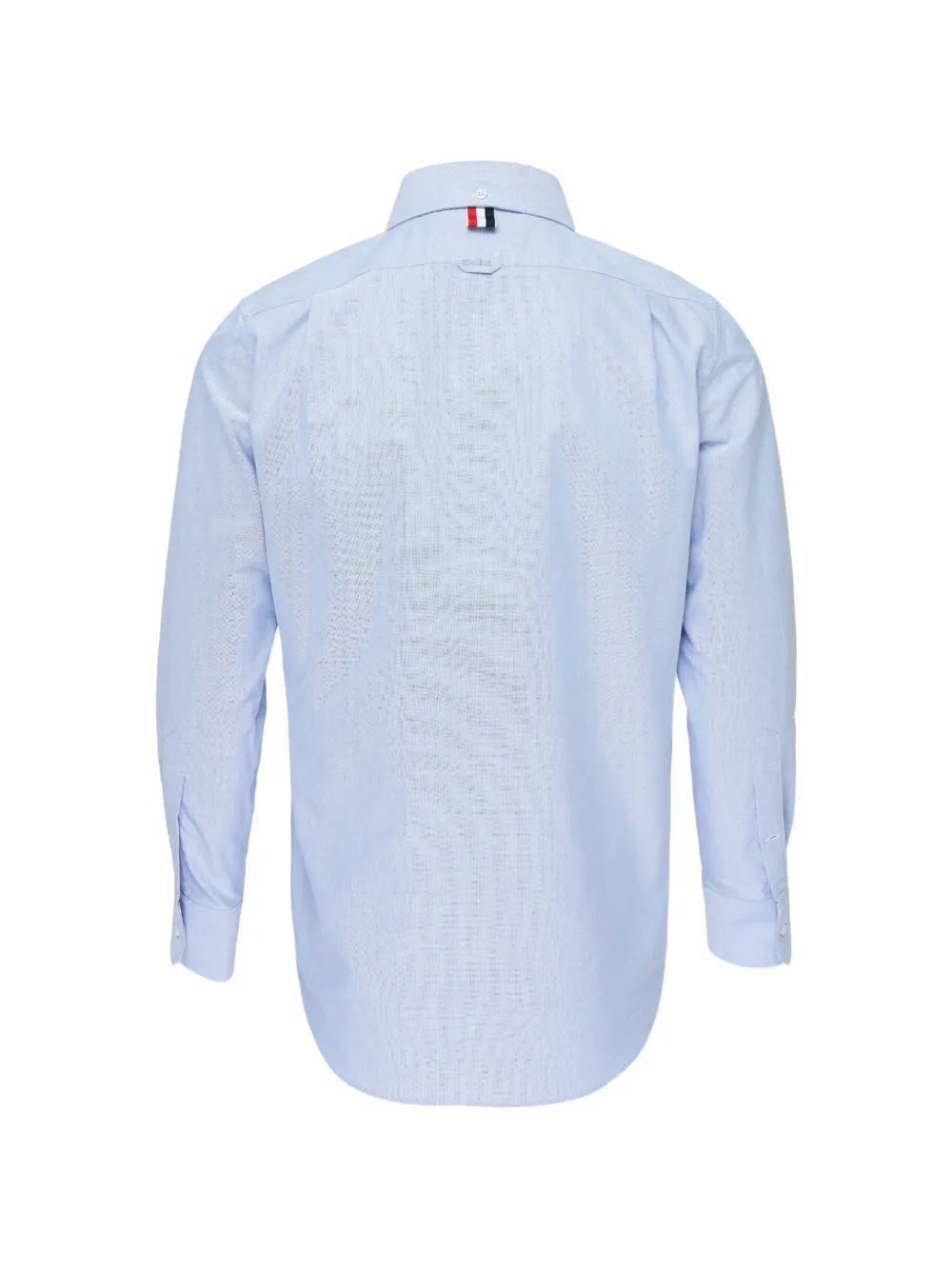 Thom Browne straight-fit long-sleeve button-down shirt Blauw