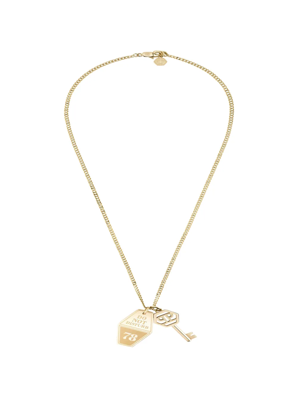 Philipp Plein Plein Hotel charm necklace