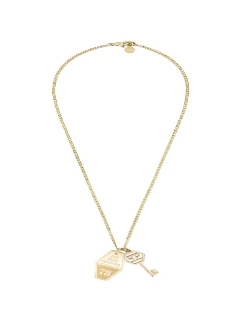 Philipp Plein collar Plein Hotel con dije