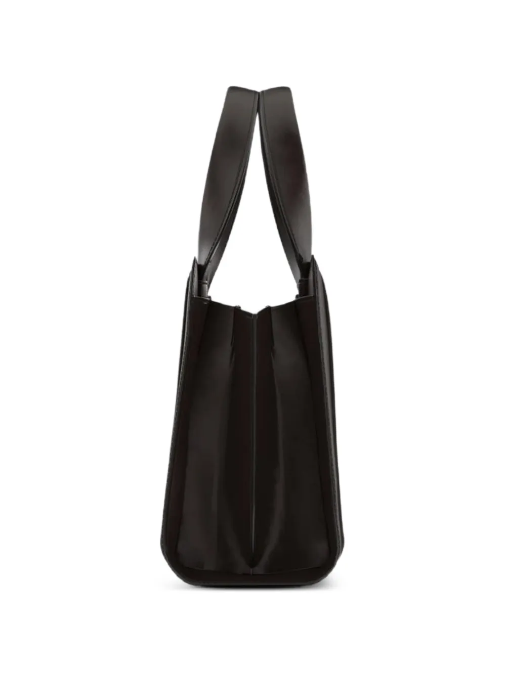 Max Mara Whitney leren shopper Bruin