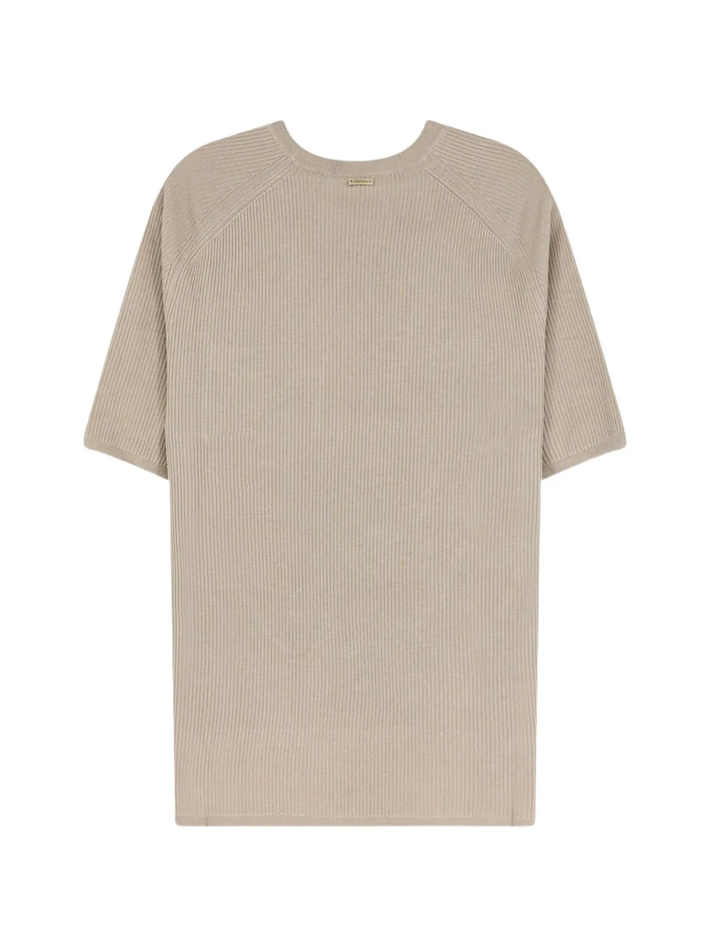 Max Mara Ribgebreide trui van zijdeblend Beige