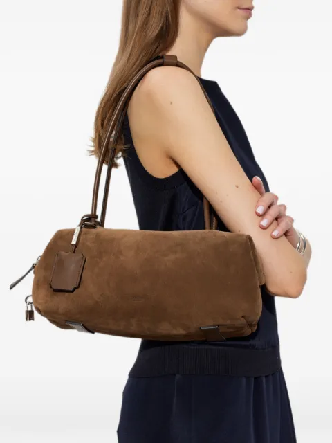 Max Mara suede leather shoulder bag