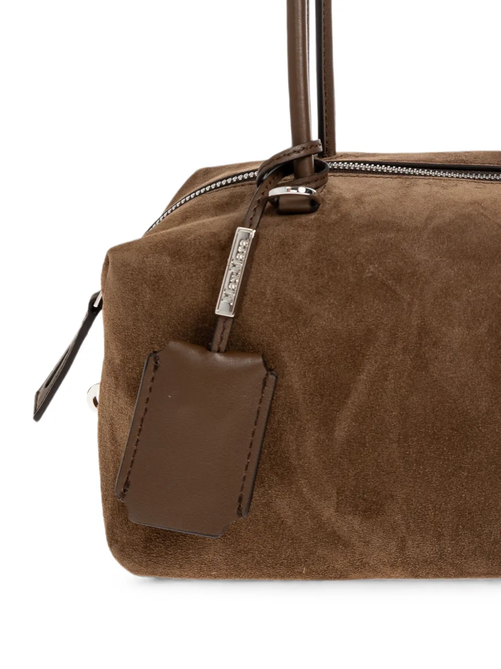 Max Mara suede leather shoulder bag Bruin