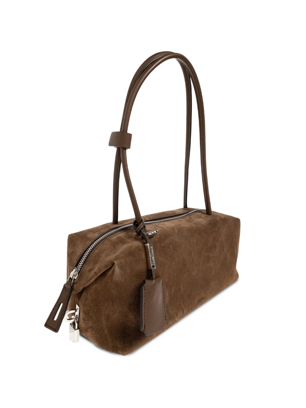 Max Mara suede leather shoulder bag Bruin