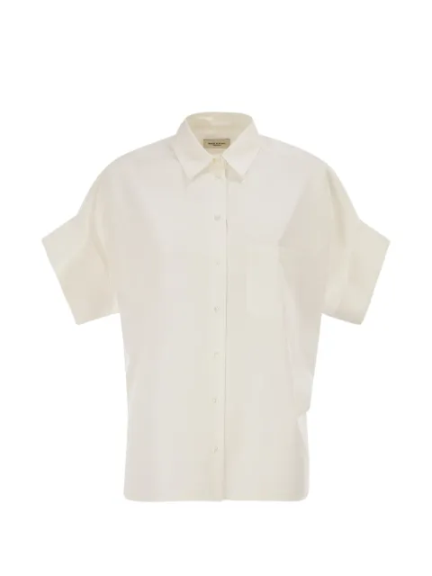 Weekend Max Mara camisa estampada de algodón y seda