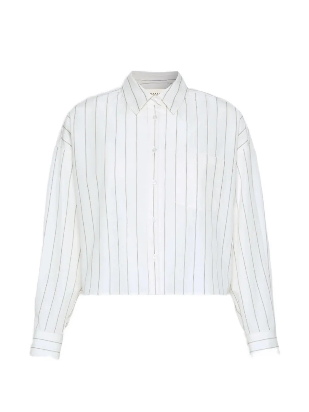 Weekend Max Mara cotton shirt with a contrasting back - Bianco