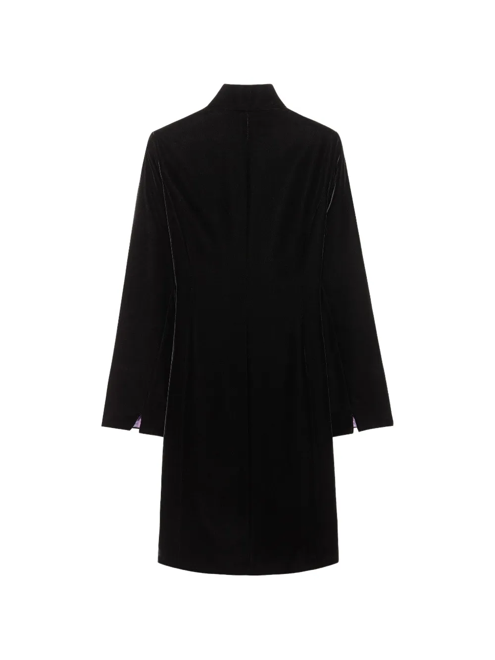 Shanghai Tang frog-fastening coat Zwart