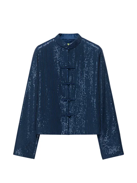 Shanghai Tang chaqueta corta con lentejuelas