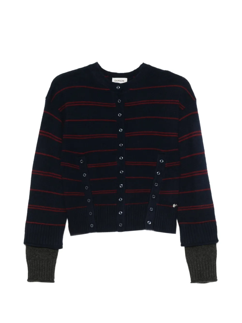 DAMSON MADDER Franny merino wool cardigan - Blu