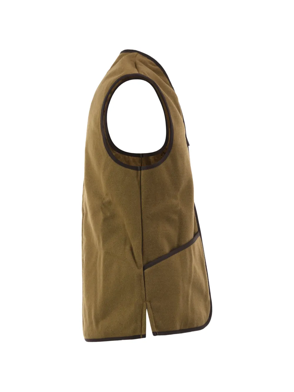 Barbour reversible fleece-effect waistcoat Bruin