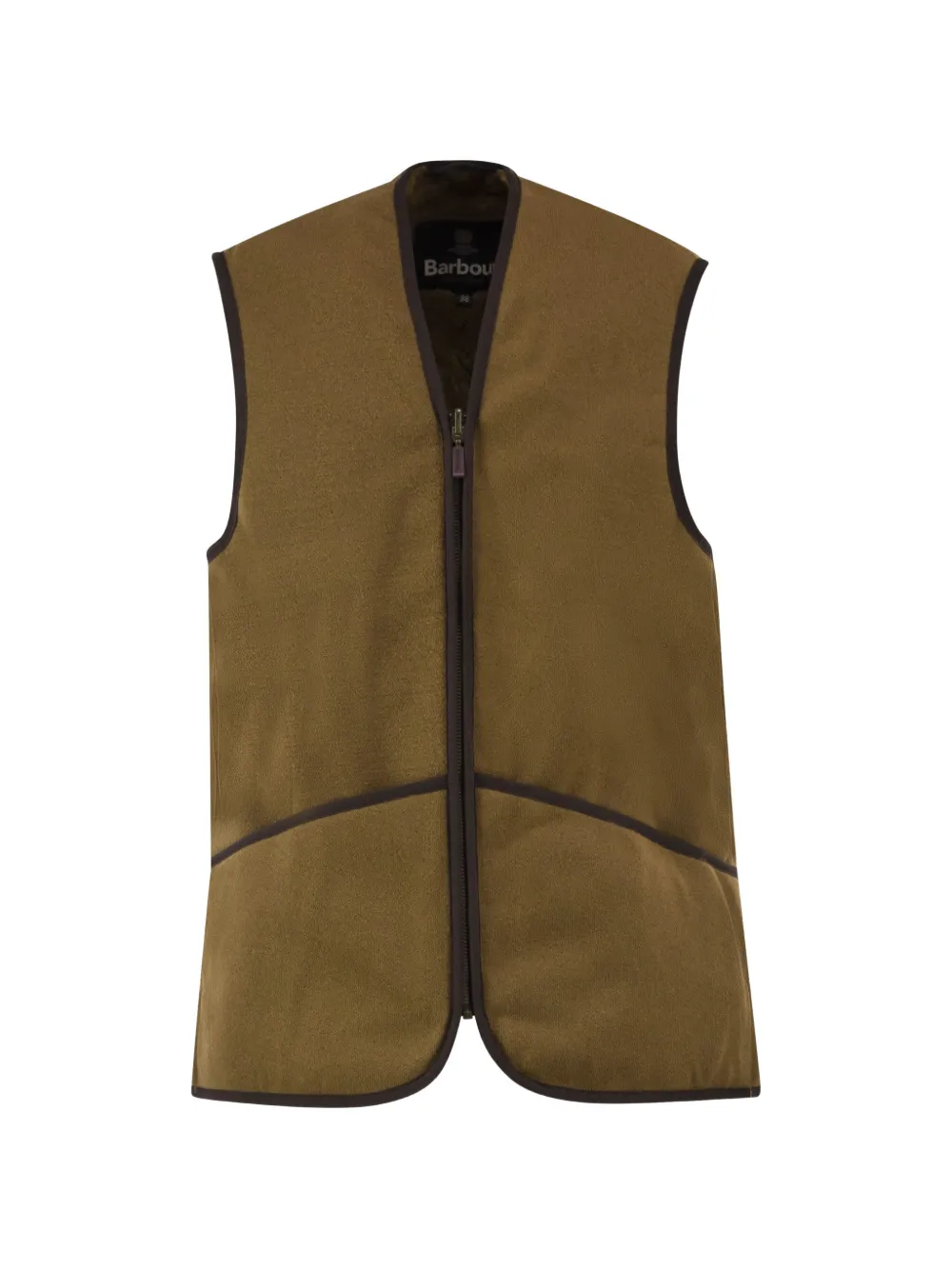 Barbour reversible fleece-effect waistcoat - Braun