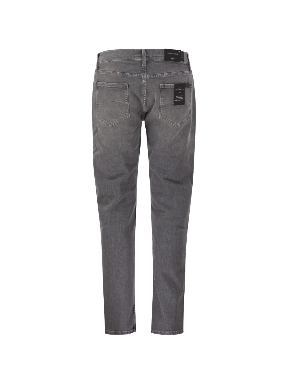 7 For All Mankind Jeans met riemlussen en knopen Grijs