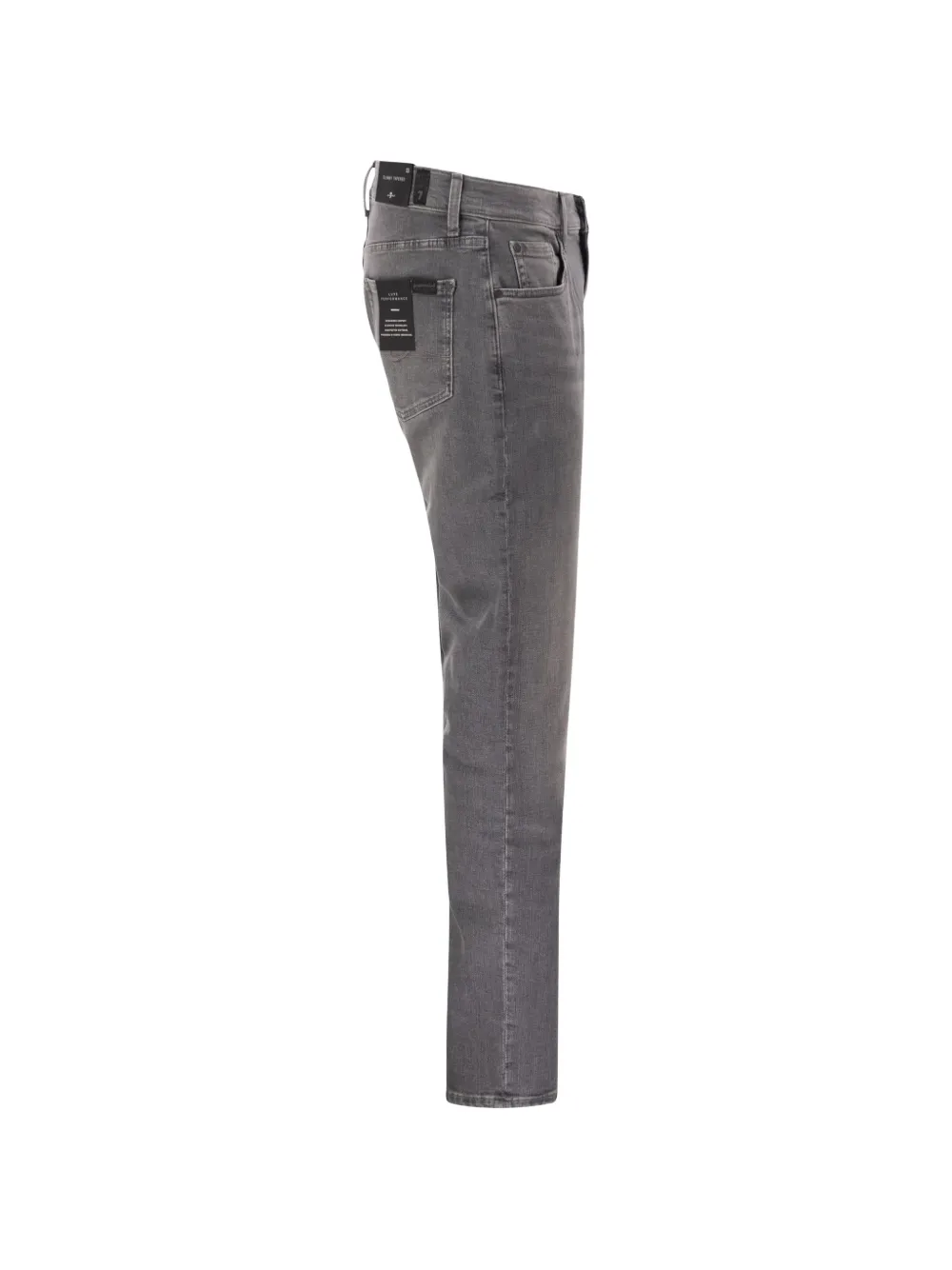 7 For All Mankind Jeans met riemlussen en knopen Grijs