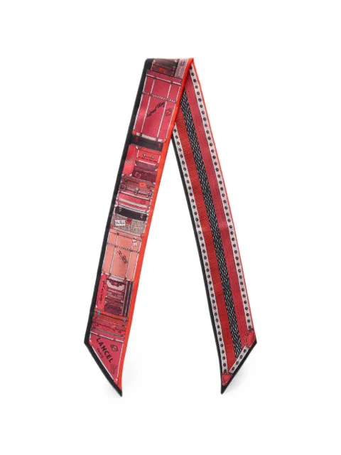 Lancel Grand-Hotel printed silk headband