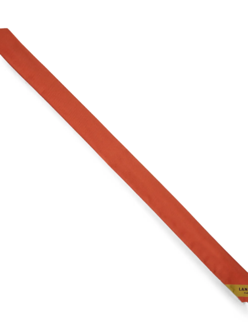 Lancel Zijden twill haarband Oranje