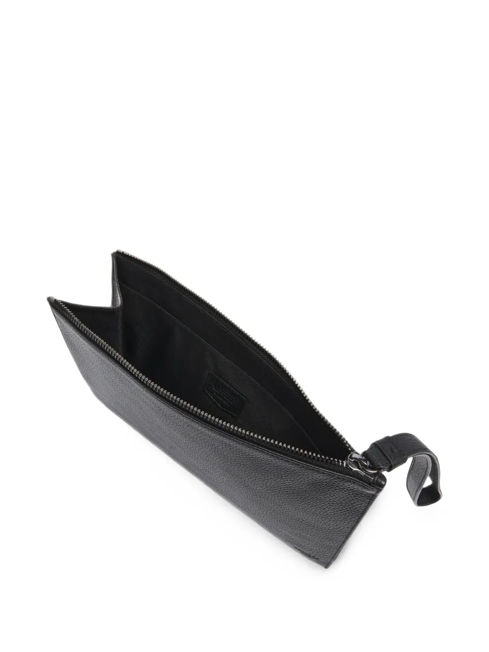 Lancel Leon leren buidel voor iPad mini Zwart