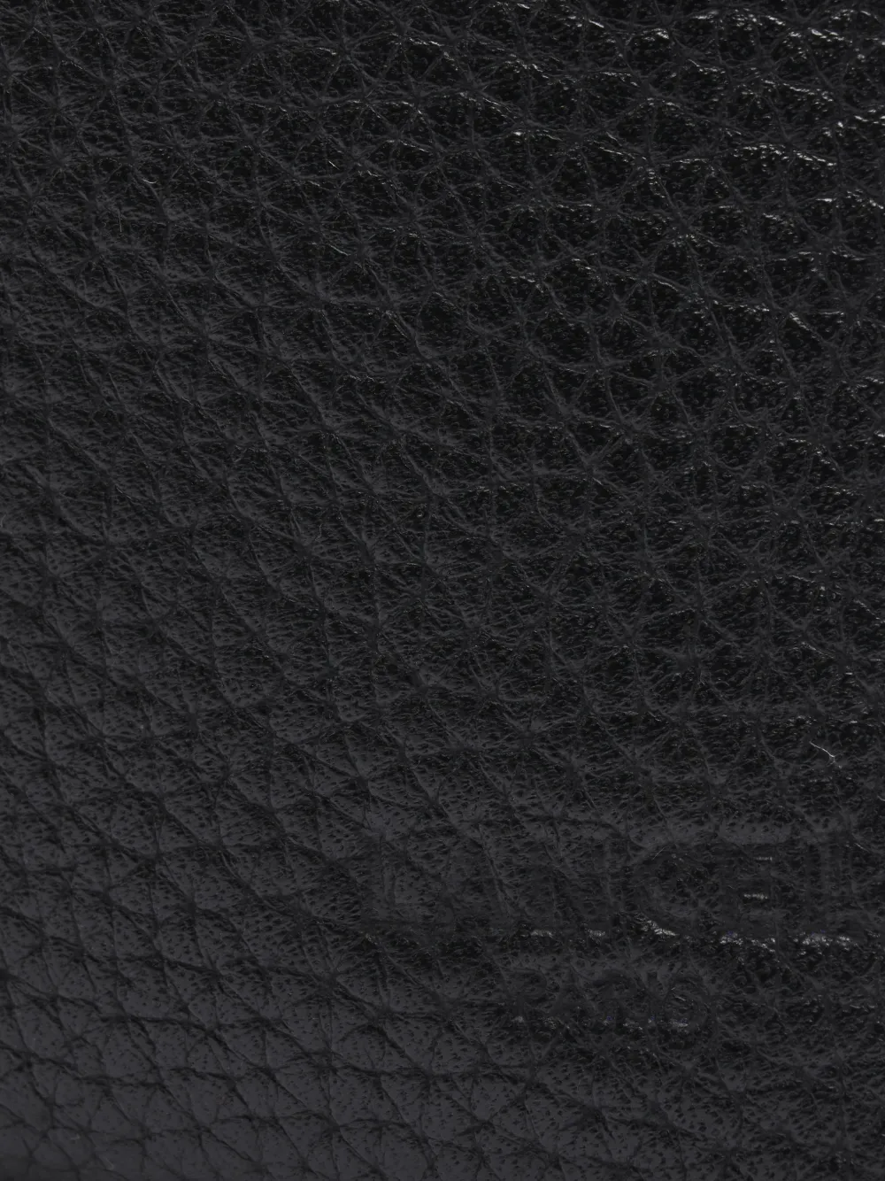 Lancel Leon leren buidel voor iPad mini Zwart