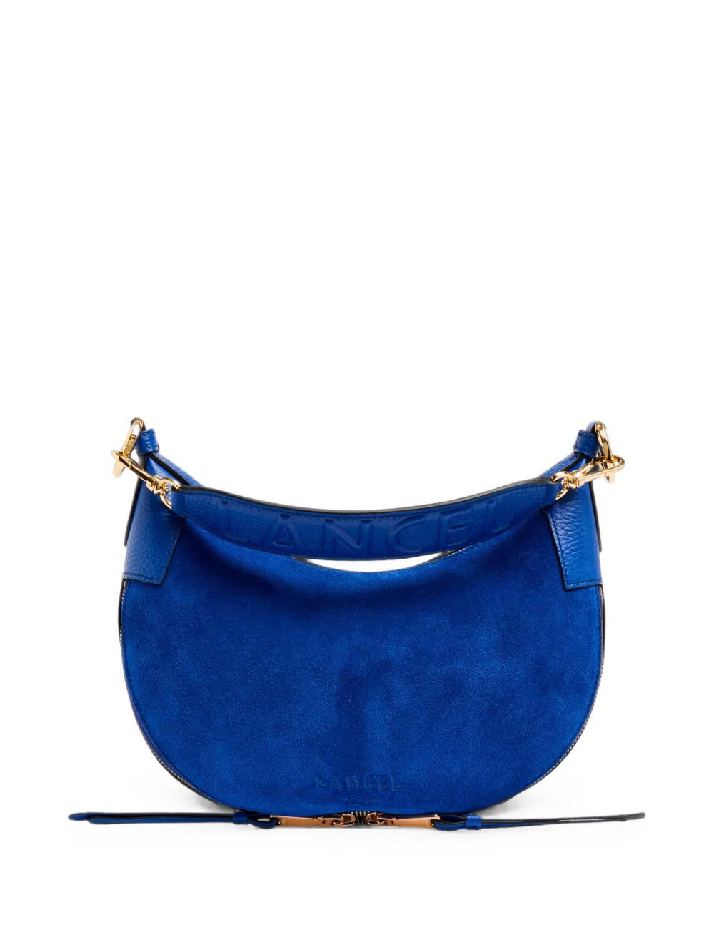 Lancel Kleine Origami leren schoudertas Blauw