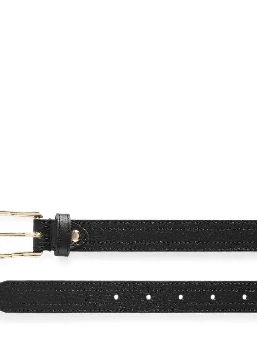 Lancel Leren riem Zwart