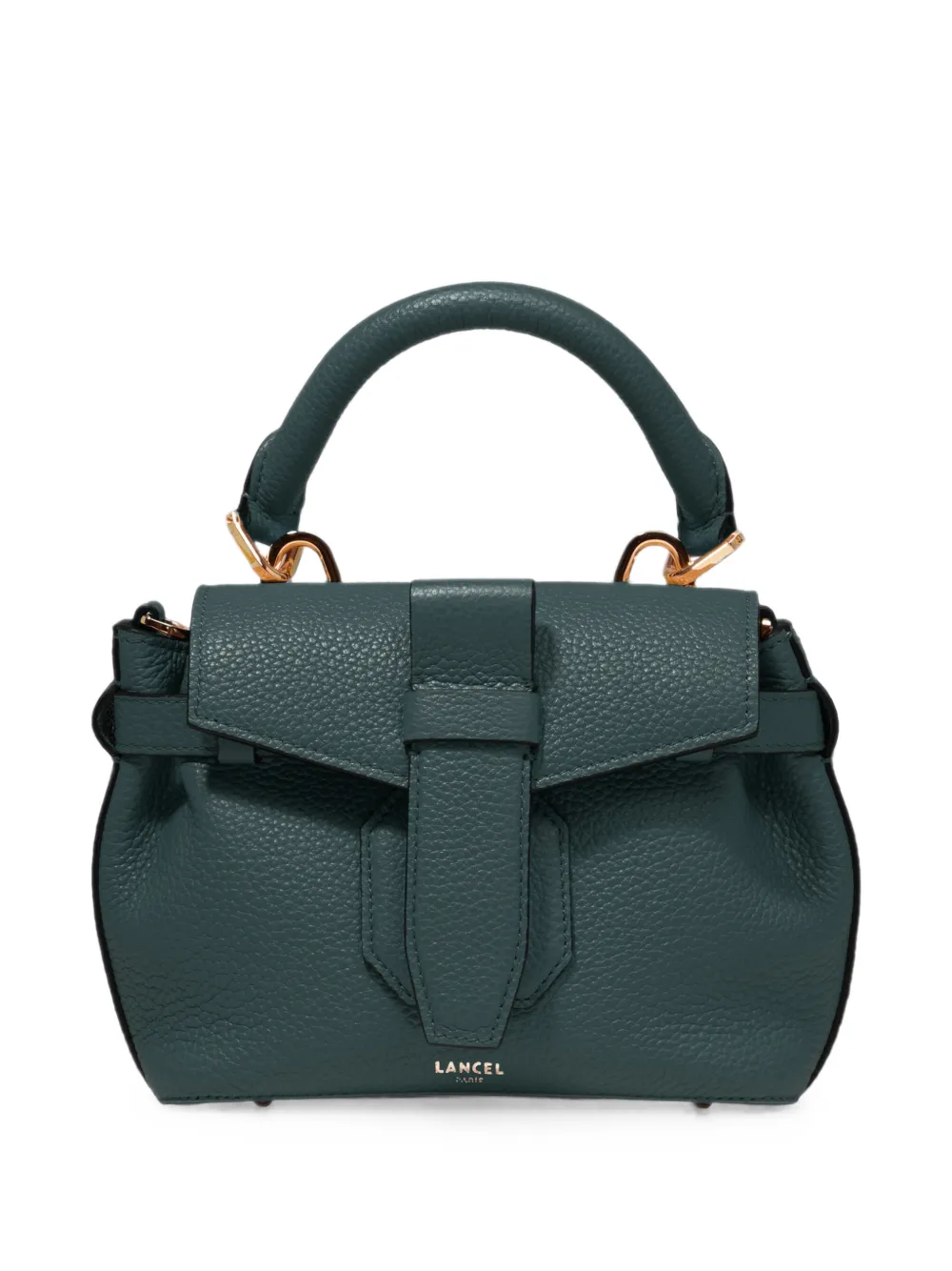 Lancel S Charlie leren shopper met textuur Groen