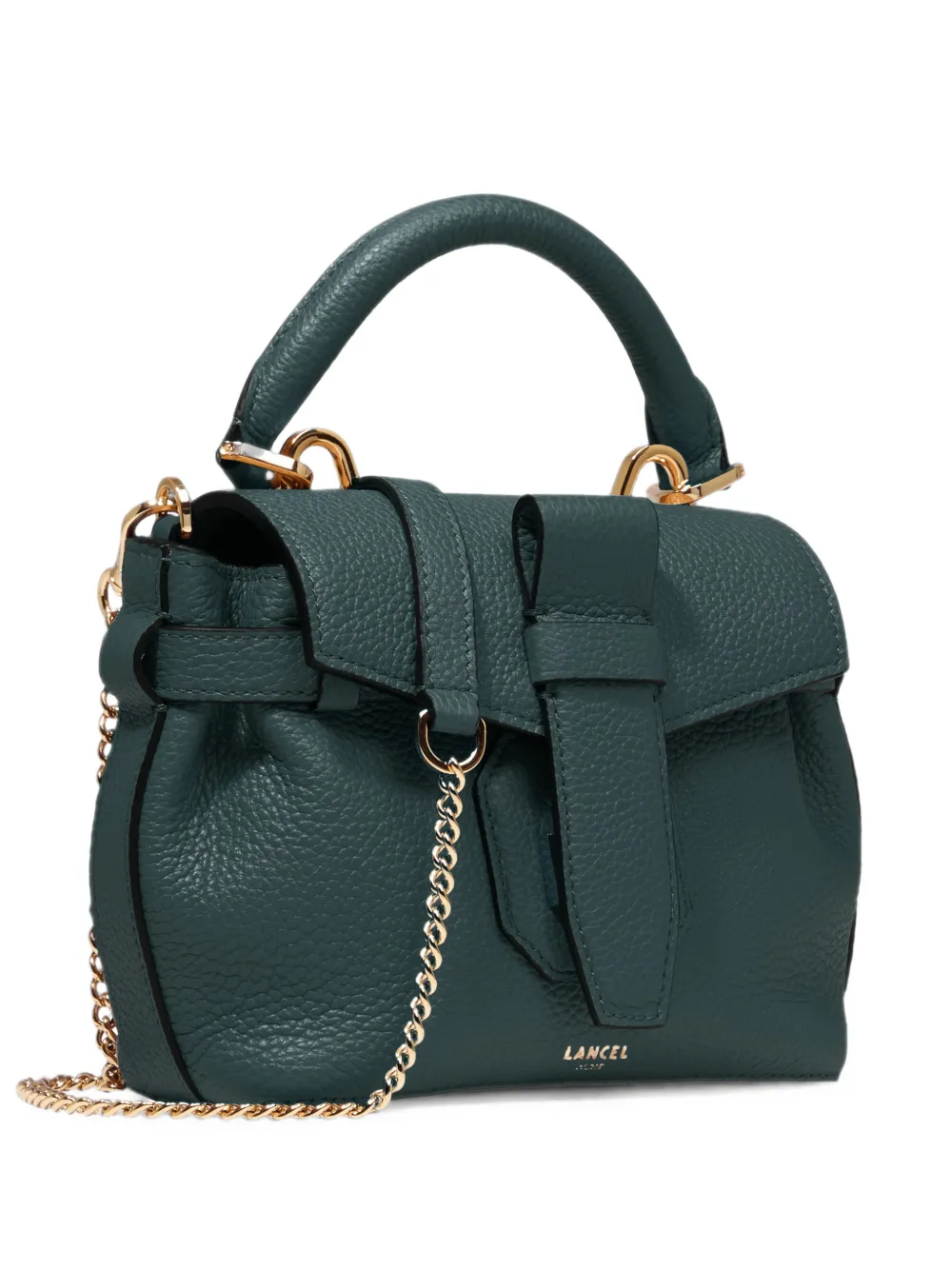 Lancel S Charlie grained-leather tote bag