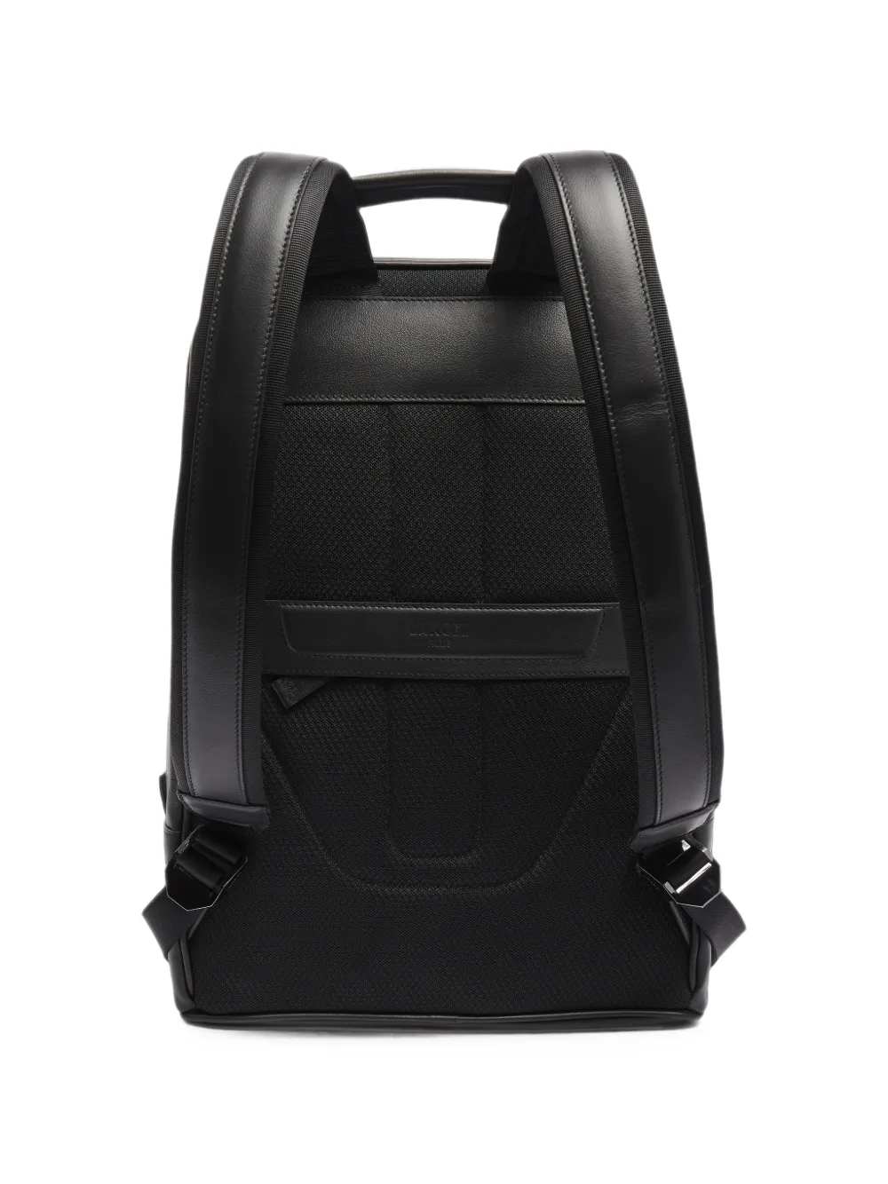 Lancel 15'6 Edgard leather backpack Zwart
