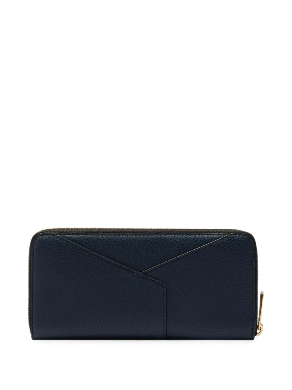 Lancel Enveloppe portemonnee met rondomlopende rits Blauw