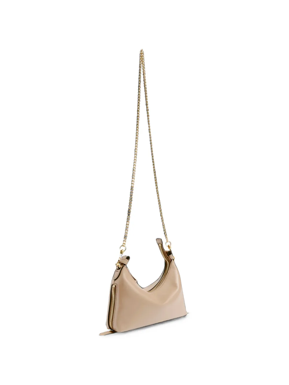 Lancel Origami leren schoudertas Beige