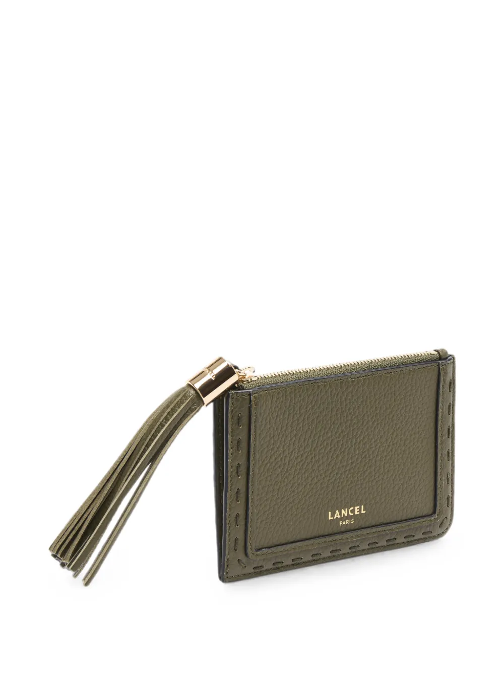 Lancel Pasjeshouder met kwastje Groen