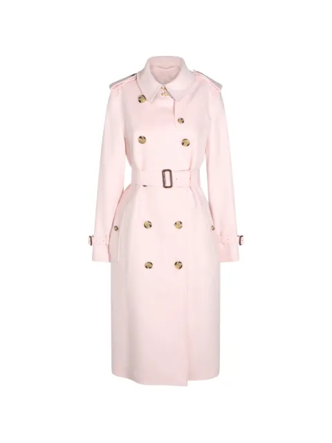 Burberry long cashmere Kensington trench coat