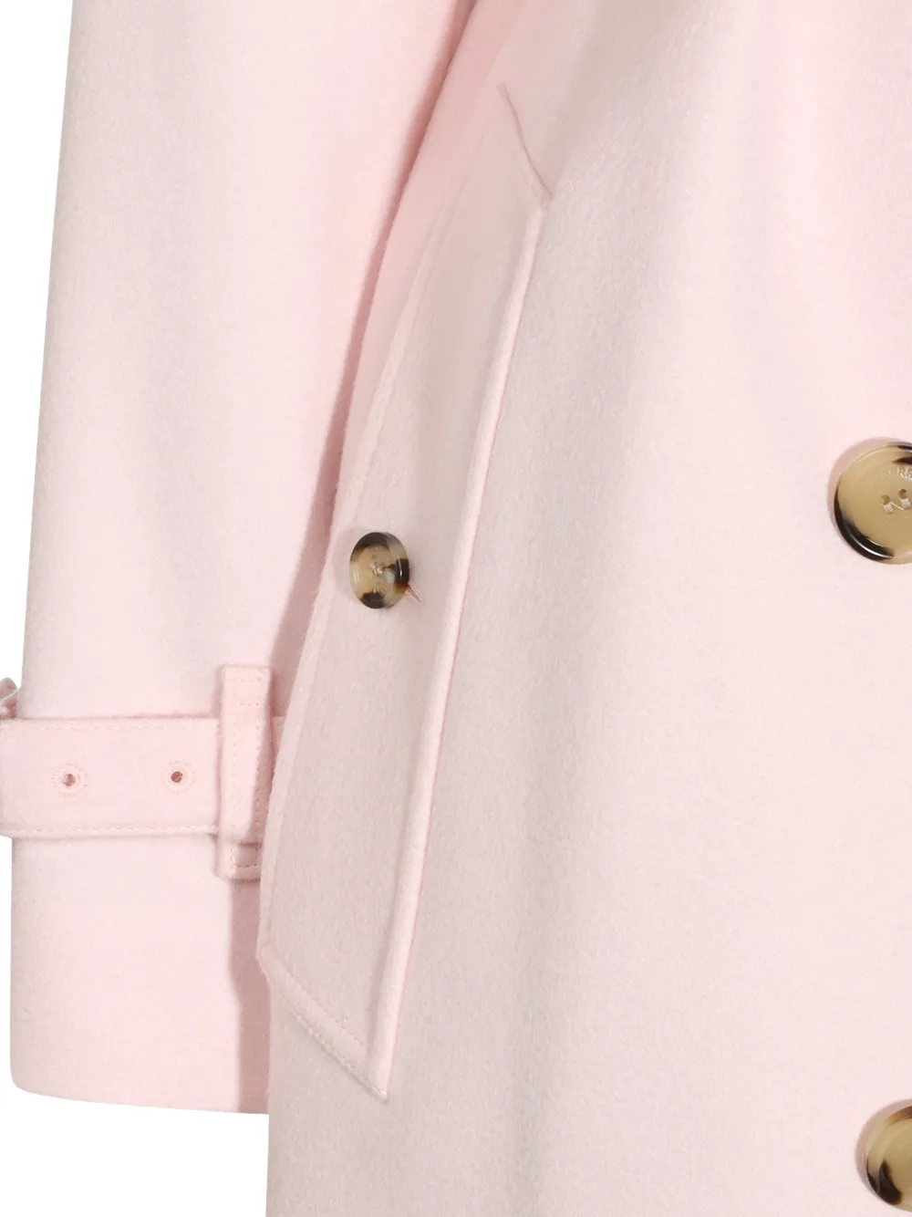 Burberry Kensington kasjmier trenchcoat Roze