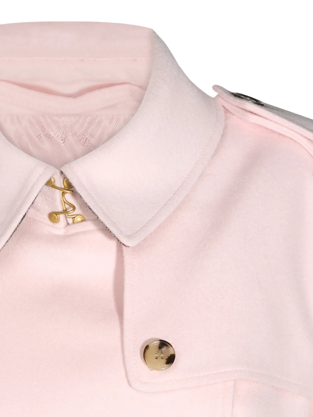 Burberry Kensington kasjmier trenchcoat Roze