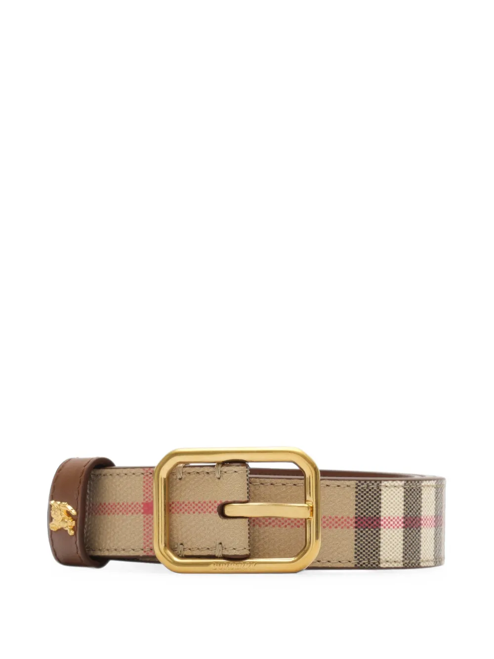 Burberry Check Knight belt - Toni neutri