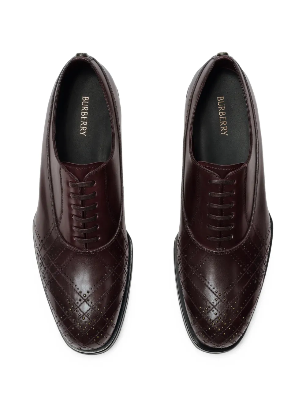 Burberry Windermere Oxford leren schoenen Bruin