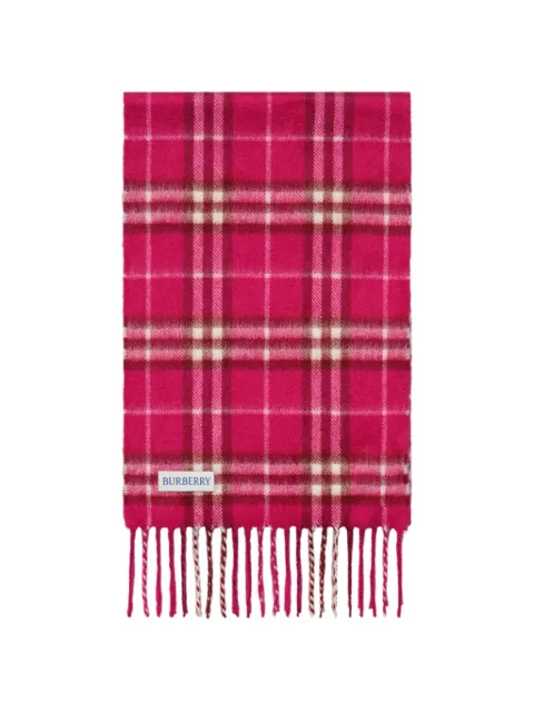 Burberry Kids кашемировый шарф в клетку