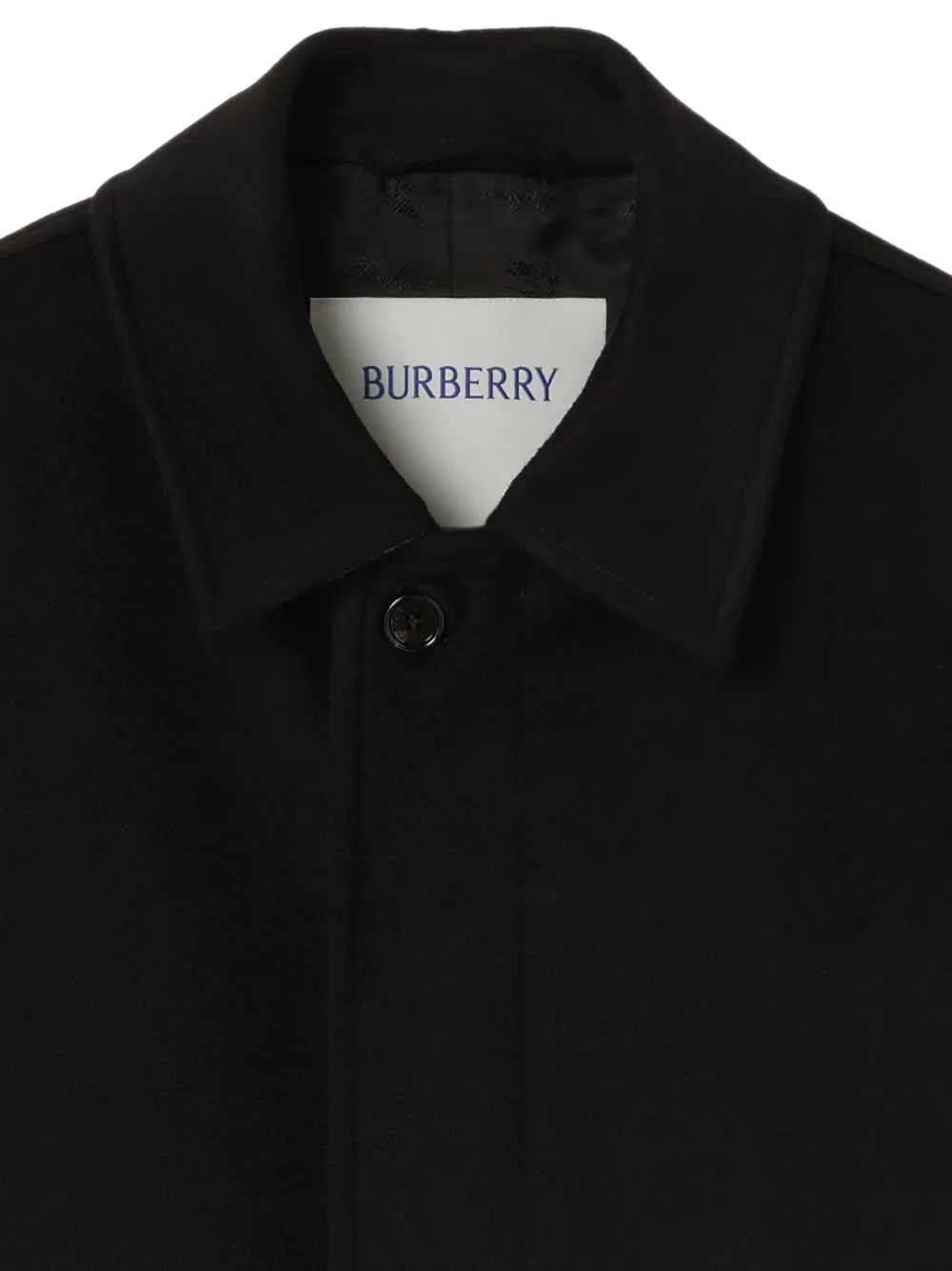 Burberry mid-length cashmere car coat Zwart
