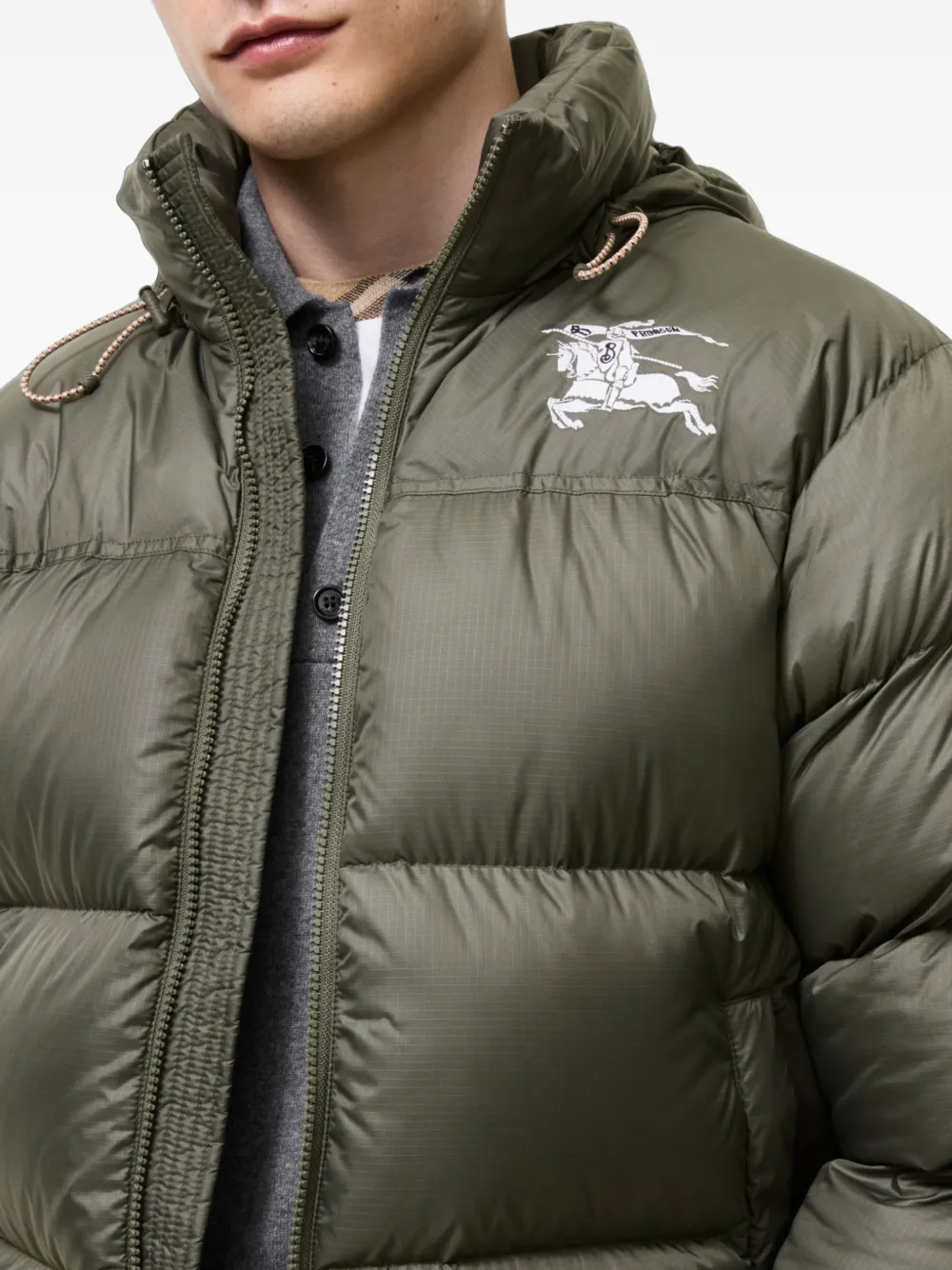 Burberry Highlands puffer jacket Groen
