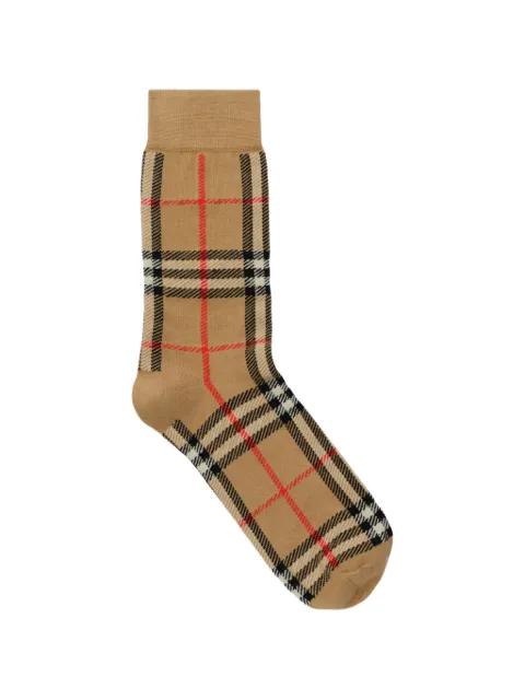 Burberry Check cotton-nylon blend socks
