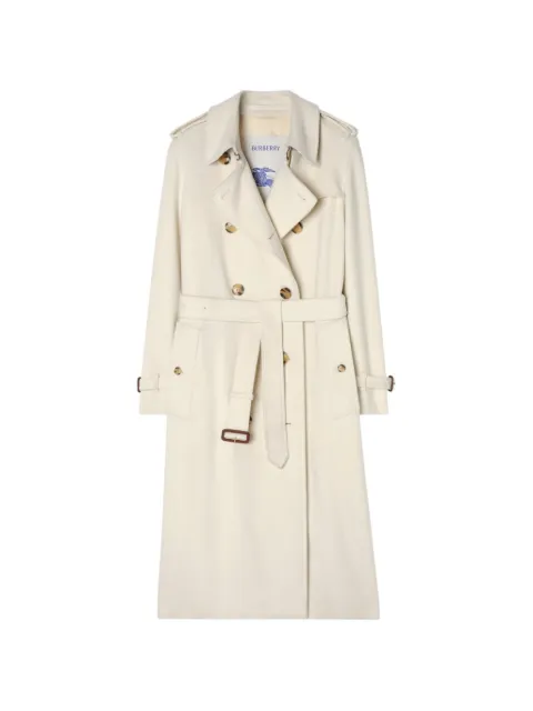 Burberry long cashmere Kensington trench coat