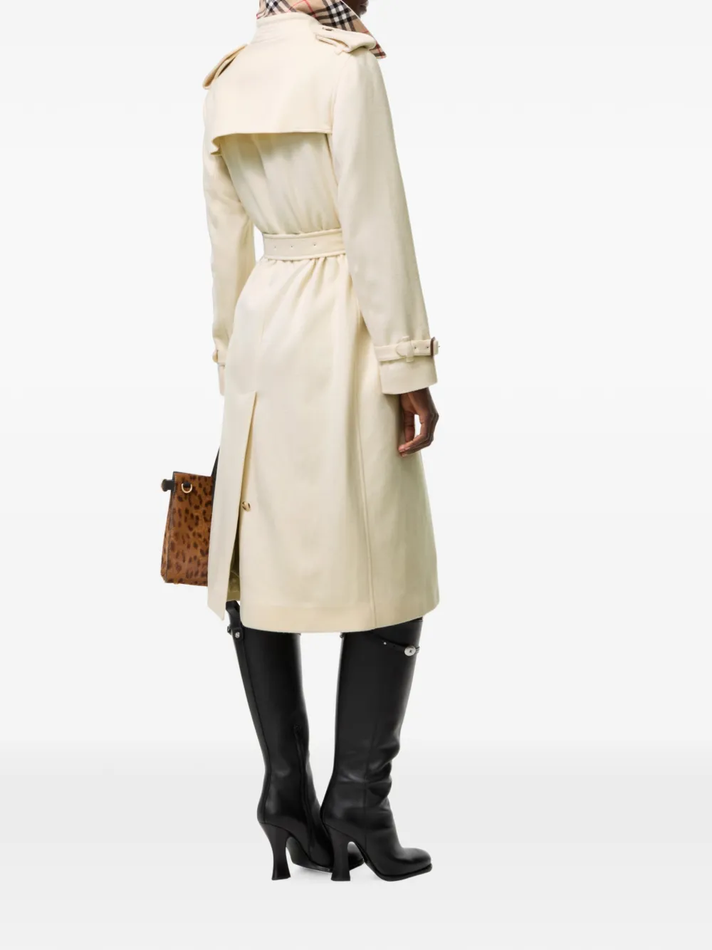 Burberry Kensington kasjmier trenchcoat Beige
