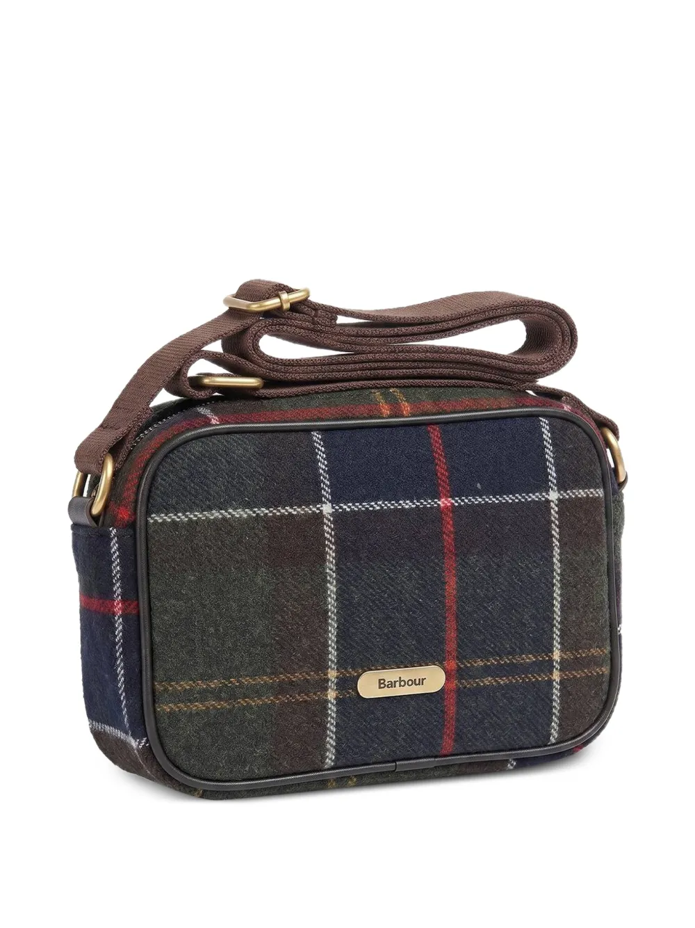 Barbour Tartan crossbodytas Blauw
