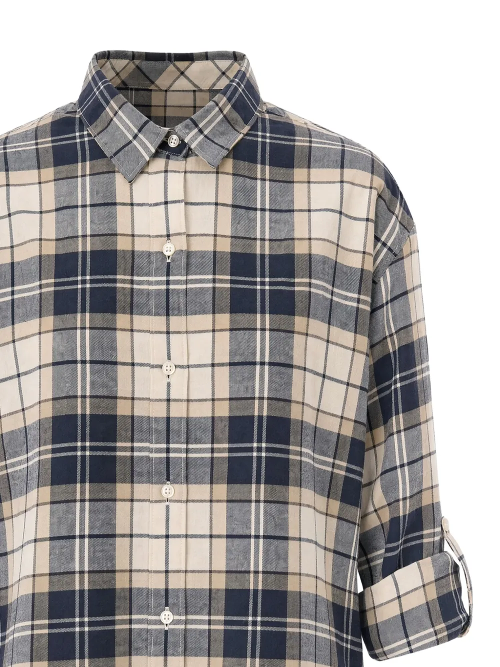 Barbour Elishaw ruimvallende blouse met lange mouwen Beige