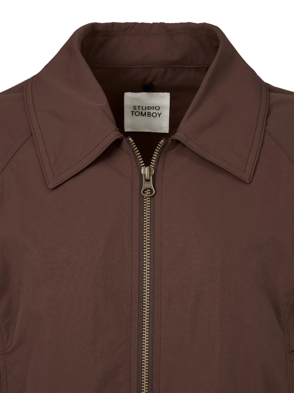 TOMBOY Jack met afneembare capuchon Bruin