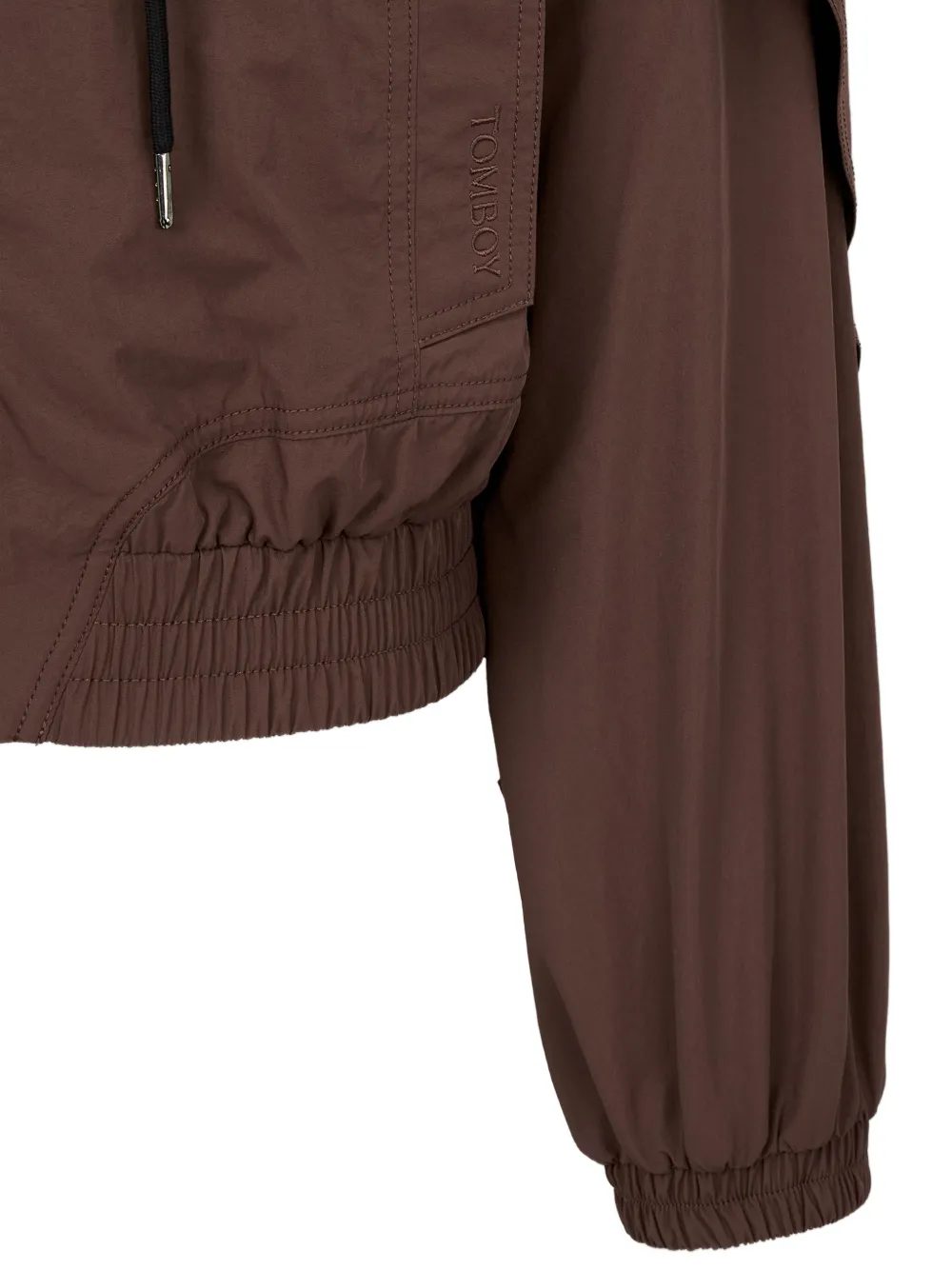 TOMBOY Jack met afneembare capuchon Bruin