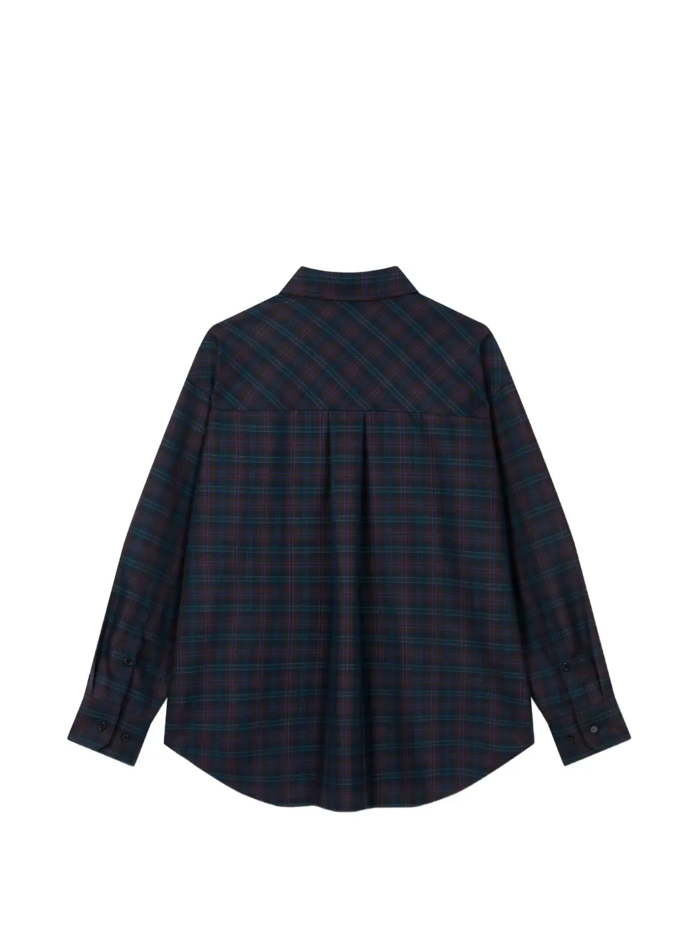 TOMBOY Geruit verstelbaar blouse Bruin