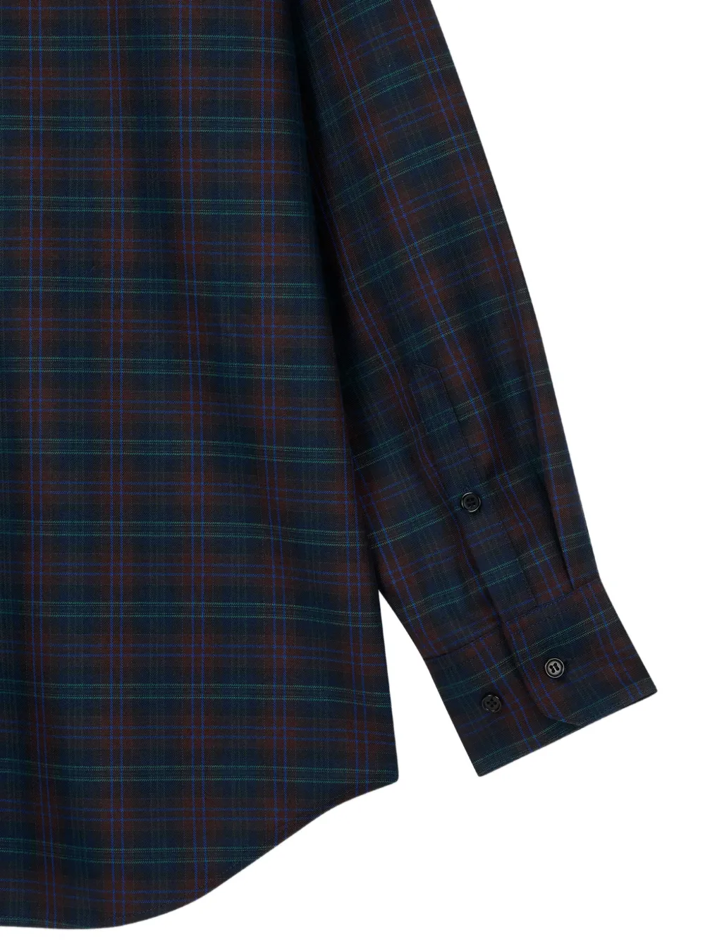 TOMBOY Geruit verstelbaar blouse Bruin
