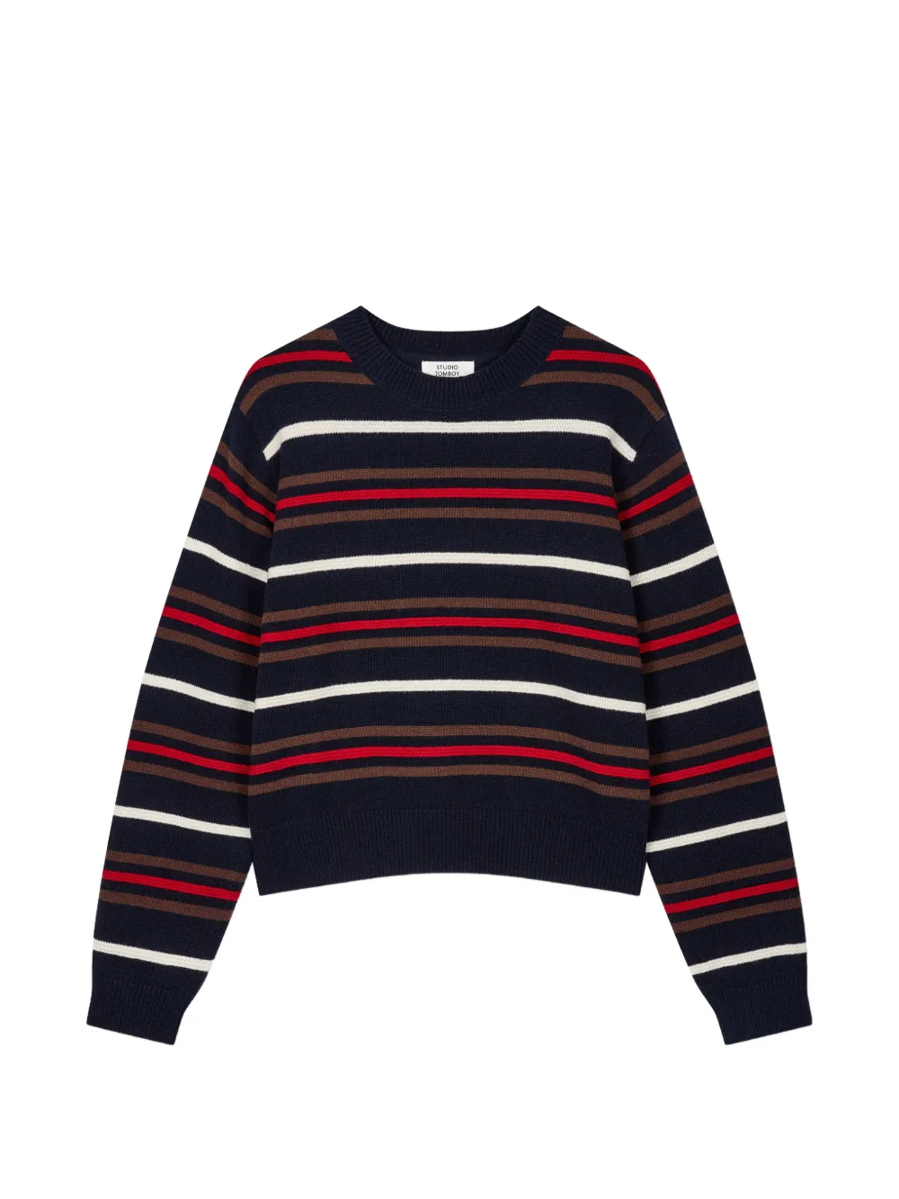 TOMBOY Pullover mit Streifen - Blau